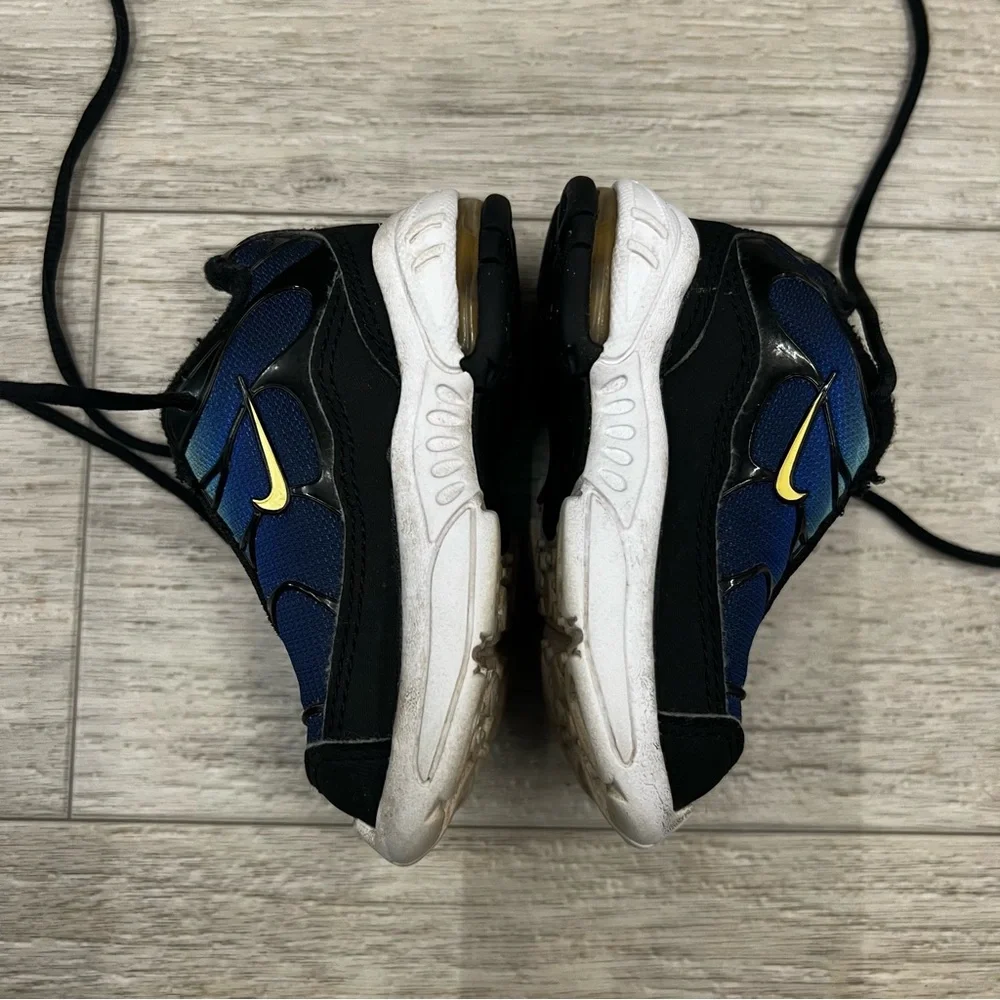 Nike Air Max Plus TD Toddler Sneakers Black Sky Blue Size 4C - Picture 6 of 11